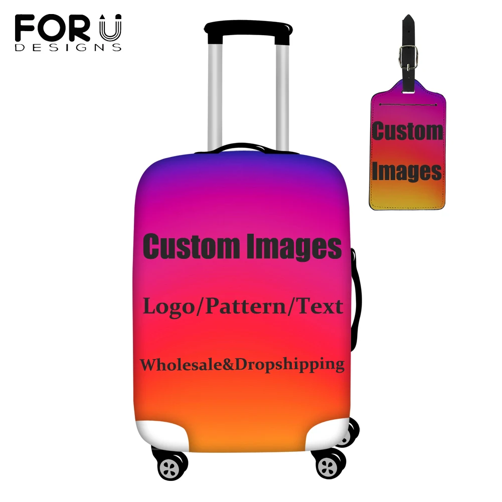 Чехол для дорожного костюма FORUDESIGNS с супер принтом Защитные Чехлы милый