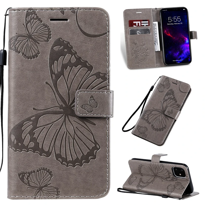 wallet flip butterfly leather case for huawei p8 p9 p10 p20 p30 p40 mate9102030 lite pro 2017 book cases soft tpu phone cover free global shipping
