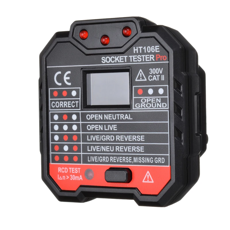 Новый профессиональный Электрический тестер для розеток 48 - 250 В | Инструменты