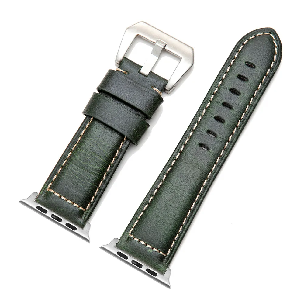 Высококачественный ремешок для часов из натуральной коровьей кожи Apple Watch Band 44 мм