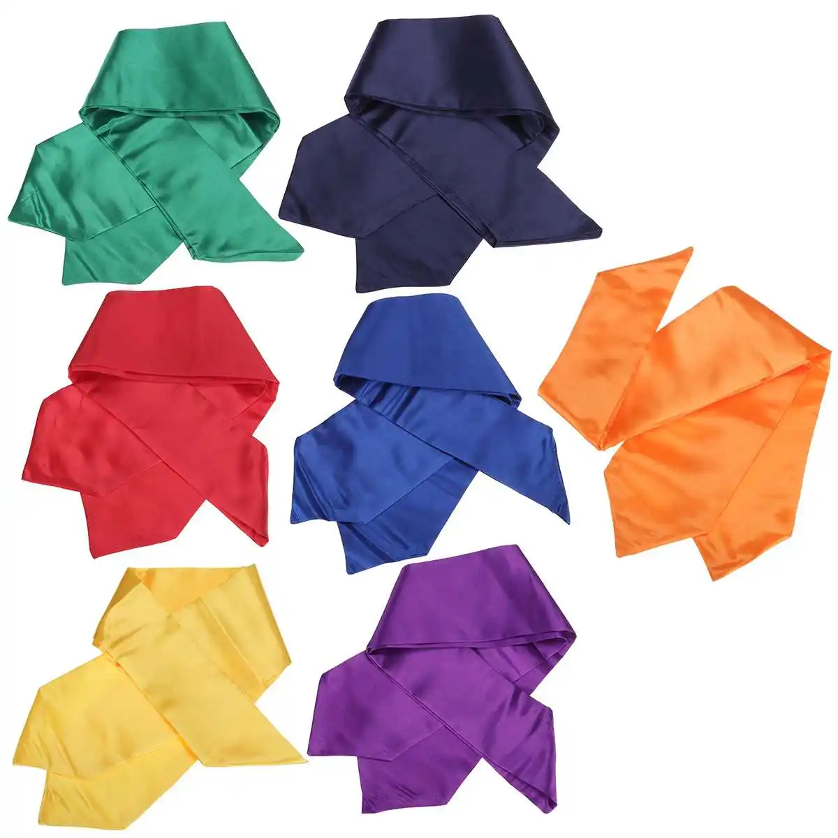 

Ties Graduation Gown Solid graduation photographing cosplayschool gathering Handmade Fashion ultrathin nylon Graduation Gown Tie