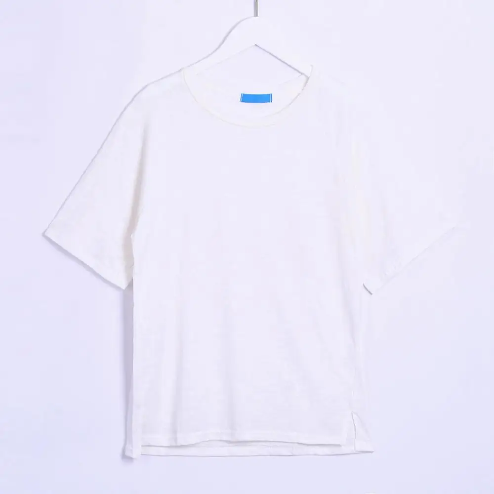 Женские хлопковые эластичные базовые футболки Wixra повседневные универсальные