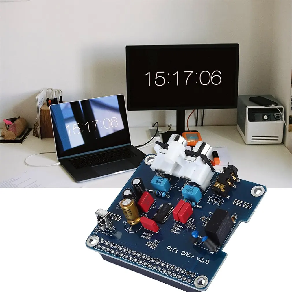 PIFI Digi DAC + HIFI аудио модуль звуковой карты I2S интерфейс для Raspberry Pi 3 2 Model B цифровая