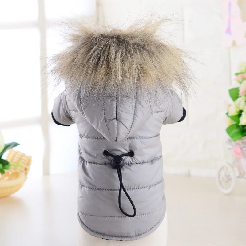 

Christmas Winter Pet Dog Coat Clothes For Dogs Warm Thicken Solid Color Dog Clothes For Small Dog Red Green Big Dog Jacket