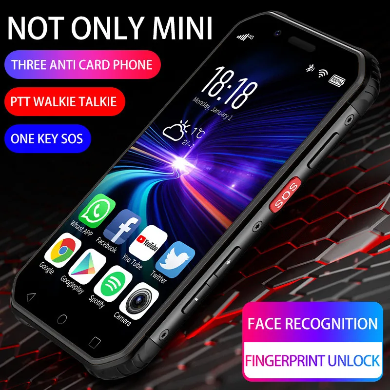 SOYES S10 Водонепроницаемый мини смартфон иди и болтай Walkie talkie “иди NFC 3 Гб