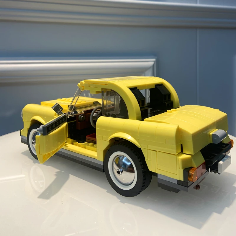 19001 1049 шт. высокотехнологичная модель автомобиля DECOOL для жилого FIATED 500