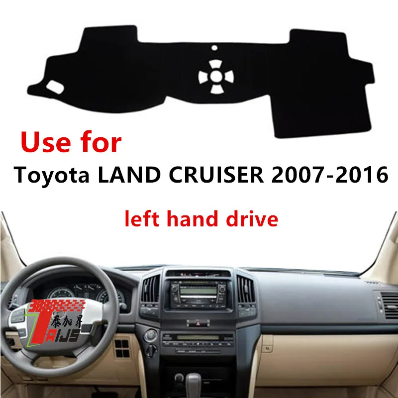 

TAIJS Factory Sport Good Quality Polyester Fibre Car Dashboard Cover For TOYOTA LAND CRUISER 2007-2016 Left hand drive