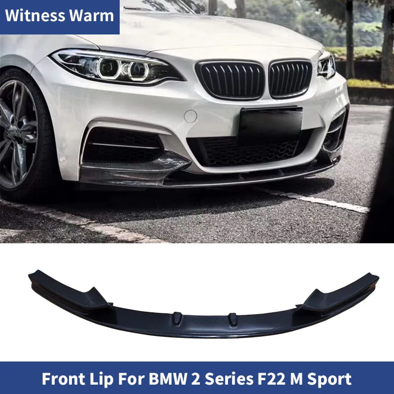 Передний бампер спойлер сплиттер защита подбородка для Bmw 2 серии F22 F23 Mt Sport Bumper Coupe