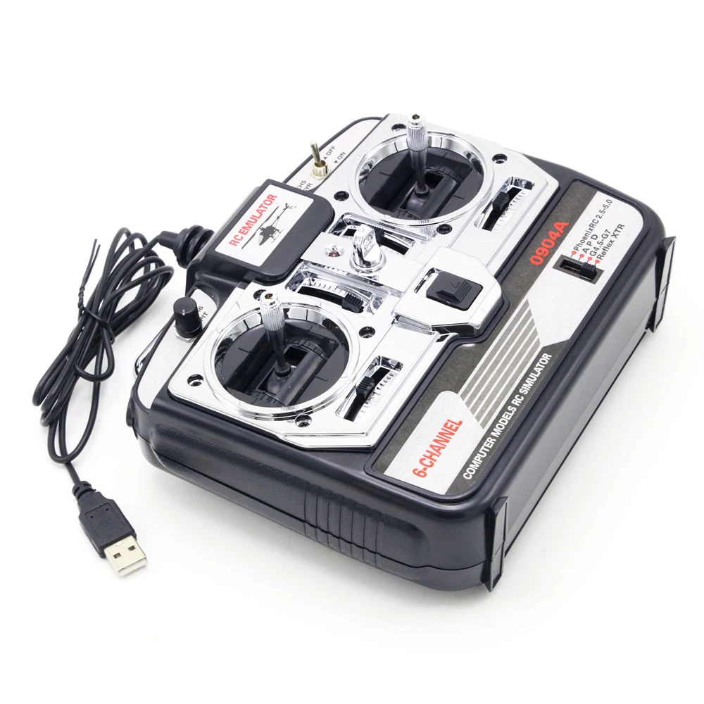 1 шт. DTXMX 6CH RC симулятор полета JTL 0904A поддержка реального RF7 G7 Phoenix 5 0 XTR вертолет с