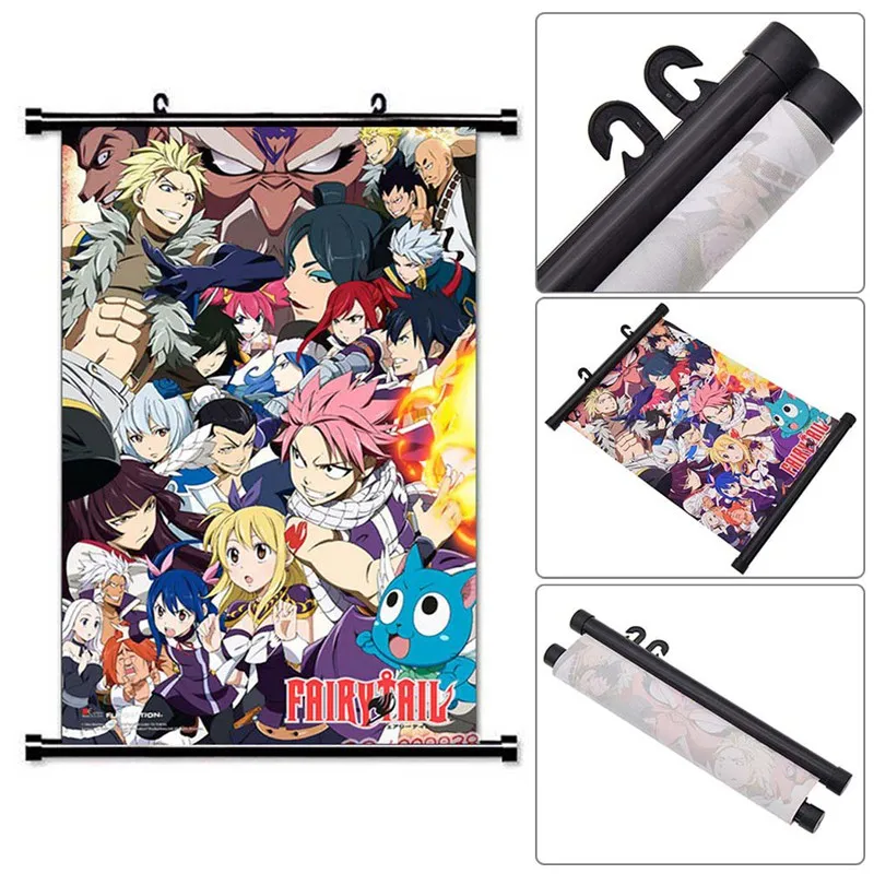 Аниме плакат Горячий Хвост Манга стена прокрутка украшение для дома японский