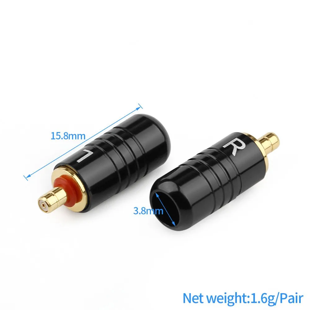 Наушники Jack аудио разъем для UE Live UE6 HiFi наушники Pin DIY адаптер позолоченный