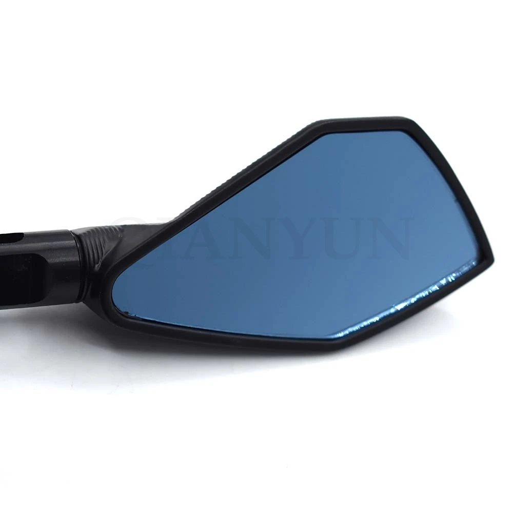 Universal CNC Aluminum Alloy Blue Glass Rearview Mirror Side for Ducati MONSTER 1200 2014 M1100/S/EVO | Автомобили и мотоциклы