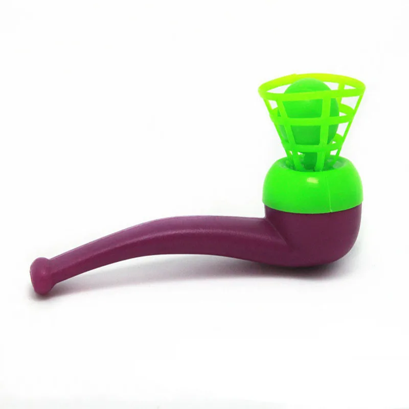 Kids Balance Blow Ball Board Games for Children Tobacco Pipe Blowing Physics Learning Game Toys | Спорт и развлечения