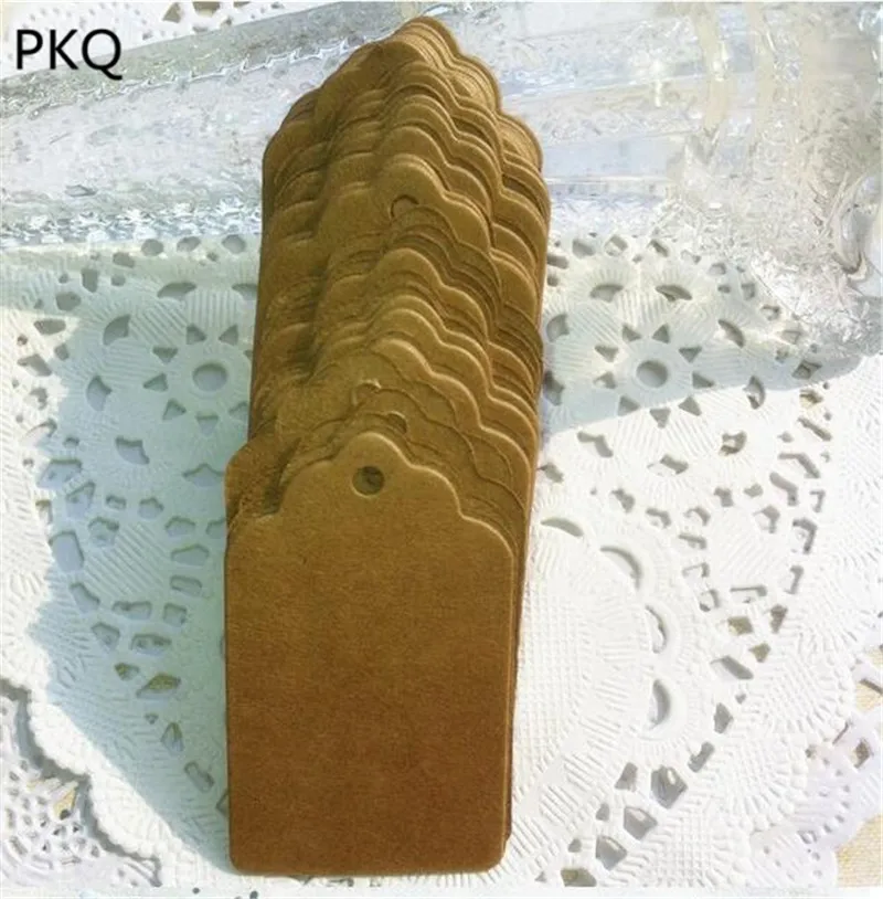 Белые бумажные бирки крафт бумага бирка головная этикетка фестиваль заметка DIY