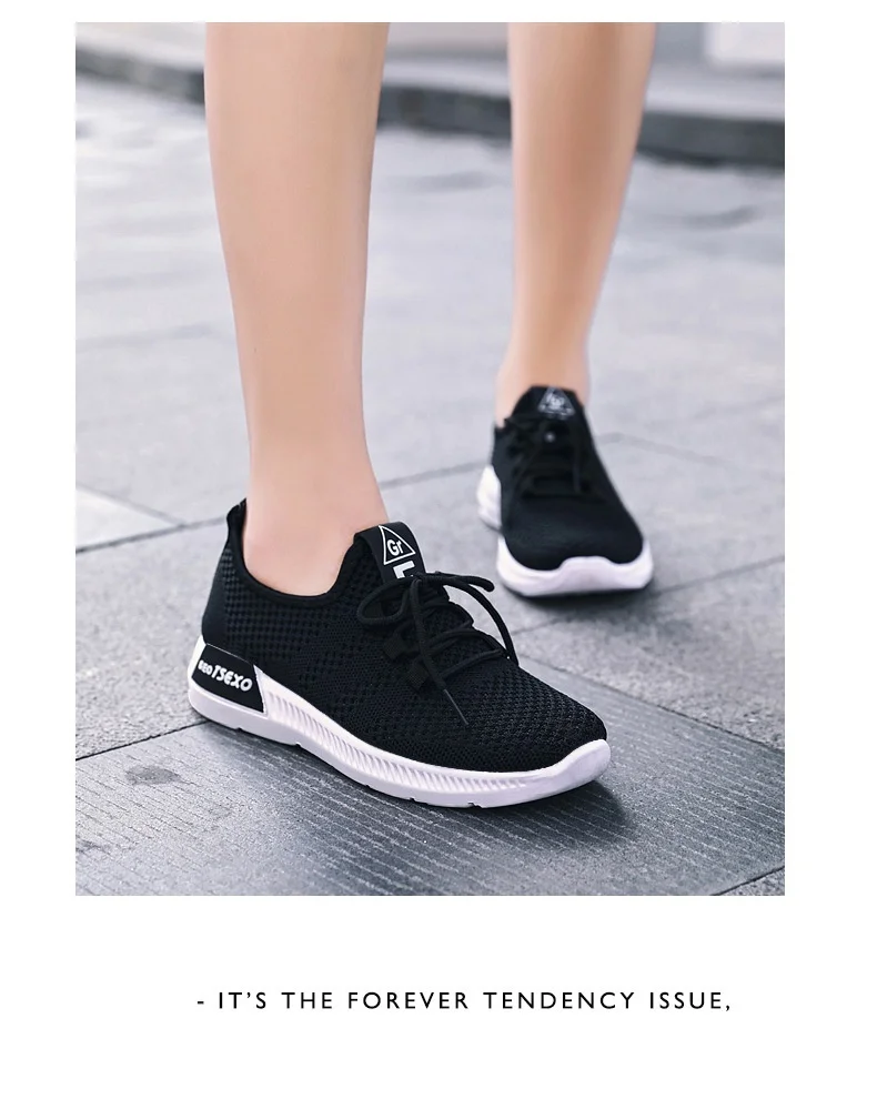 

Women's Shoes Breathable Sports Shoes Casual Shoes Fashion Running Shoes Comfortable Flying Weaving Women Walking Sneaker