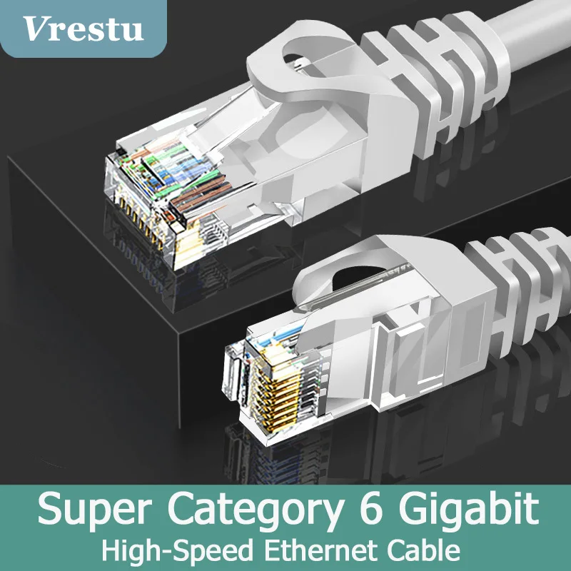 

Cat6 Ethernet Cable 100Mbps High Speed SSTP UTP Network Patch Ethernet Cat6 Lan Cable for Router PC PS4 TV Laptop RJ45 Cord 10M