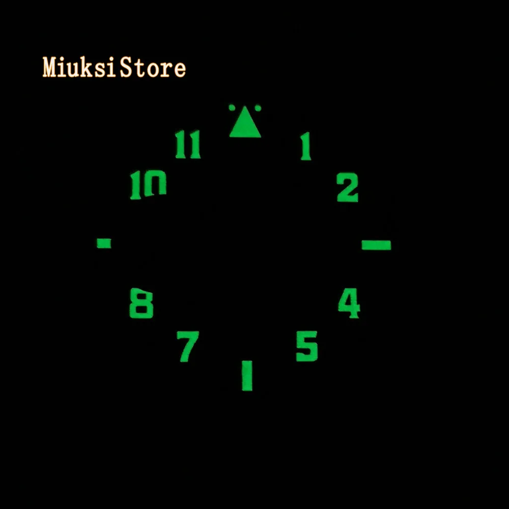 Аксессуары для часов Corgeut 38 9 мм с синим циферблатом и светящимися знаками