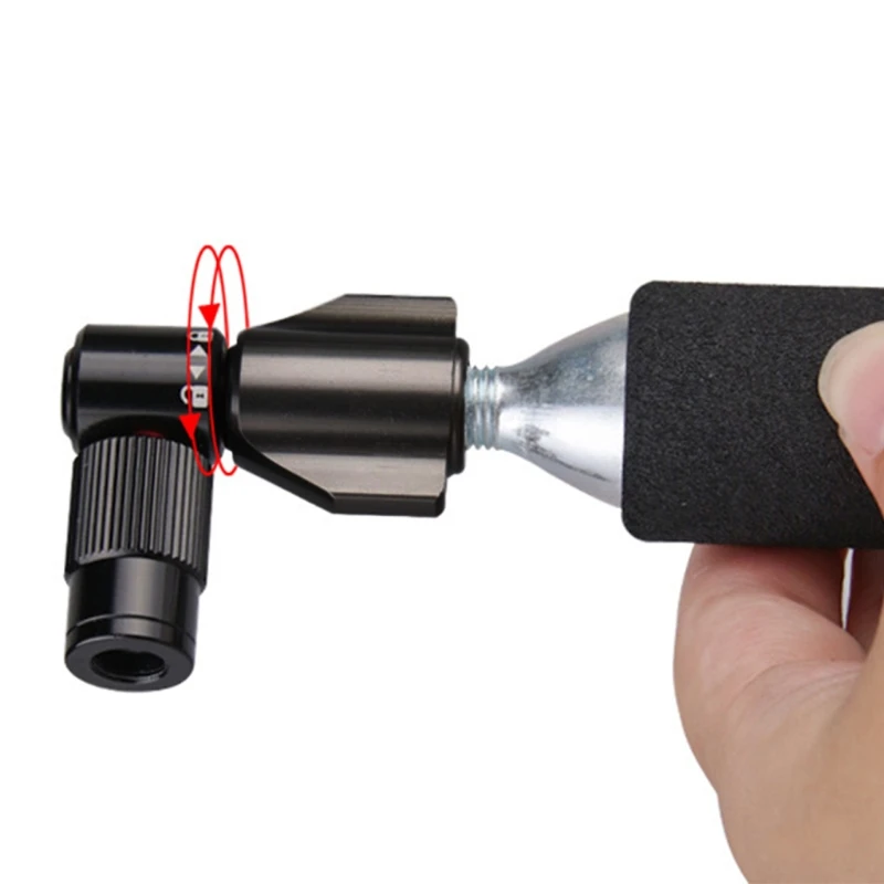 

Portable Bicycle Fast Inflating Cylinder Inflation Head Manual Transport Inflator Parts Bike Road and Mountain Bikes D2TC