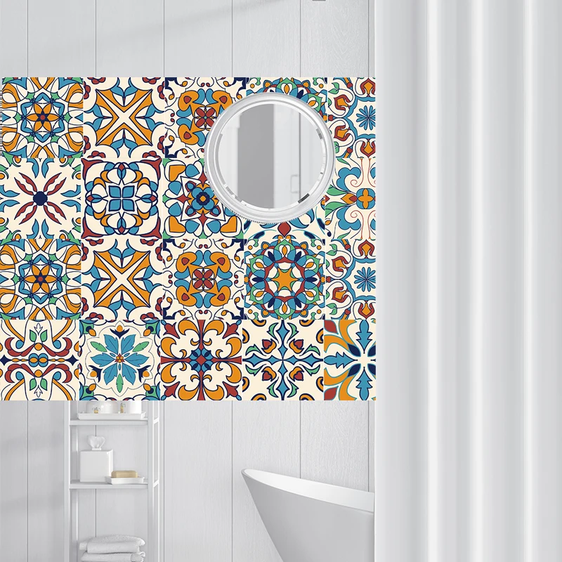 Марокканская настенная плитка наклейка s линия талии кухонный клей ванная