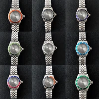 stainless steel vintage watch case strap watch bezel acrylic watch mirror 39 5mm mens watch accessory fit nh35nh36 movement