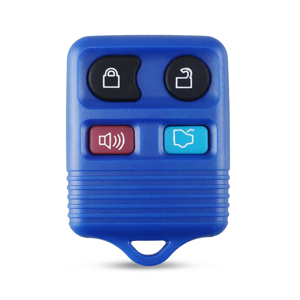 blue Dandkey 4 кнопки сменный чехол дистанционного ключа для Ford Mustang Focus Lincoln LS Town Car Mercury Grand Marquis Sable Smart Key - Количество кнопок: blue