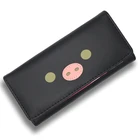 Милые женские кошельки из свиной кожи, Модный кошелек из искусственной кожи, Женский Длинный кошелек, клатч, Женский Повседневный Кошелек на застежке по долларовой цене, сумочка, кошелек