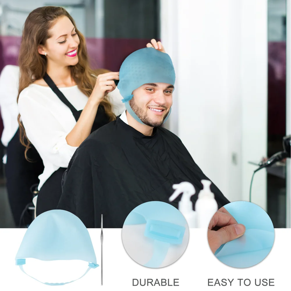 

1Pc Hair Color Weaving Caps Professional Hair Coloring Cap Hair Dyeing Tools