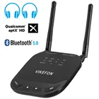 Аудиоприемник 3 в 1, дальность 80 м, Bluetooth 5,0, передатчик AptX LLHD для ТВ, автомобильных ПК, разъем RCA 3,5 мм, AUX, SPDIF, беспроводной адаптер