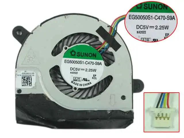 

SUNON EG50050S1-C470-S9A DC 5V 2.25W 4-Wire Server Laptop Cooling Fan