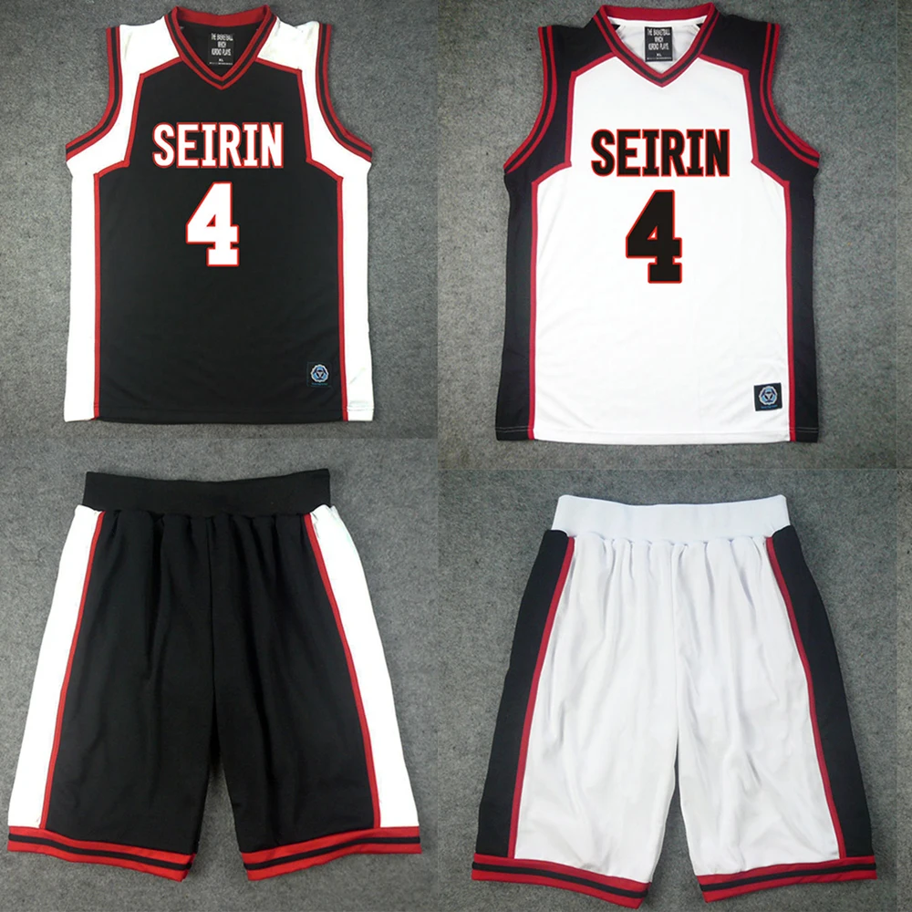Горячая Распродажа Косплей Kuroko's Баскетбол Kuroko no basuke II Kagami Taiga SEIRIN черный костюм