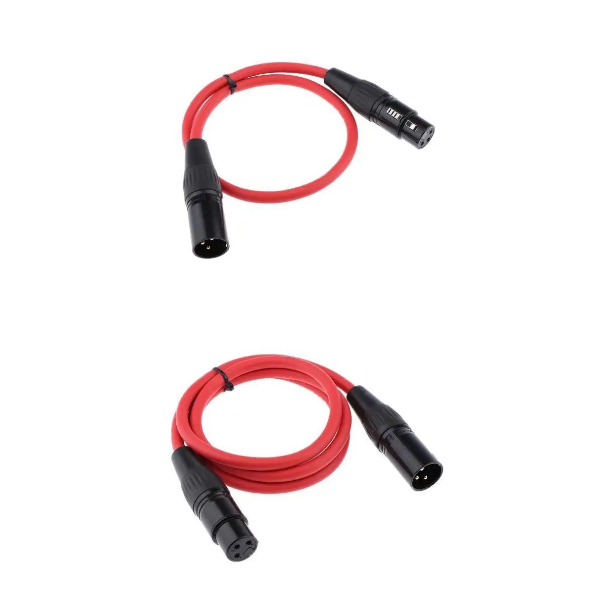 2 упаковки 3pin аудио удлинитель XLR папа к женскому микрофонному кабелю 0 5 м + 1 |