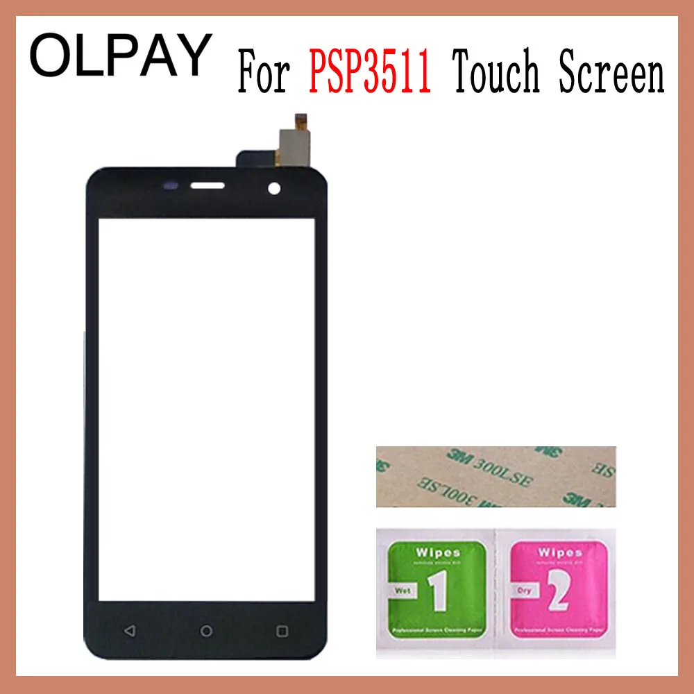 Black No Tools OLPAY 5,0 ''для Prestigio Muze G3 Lte psp 3511 Duo psp 3511 сенсорный экран стекло дигитайзер панель объектив сенсор стекло Бесплатные инструменты - Цвет: Black No Tools