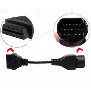 OBD для автомобиля 17 pin к 16pin Obd2 Obdii кабель Соединительный кабель для Mzda 17 Pin Соединительный адаптер