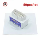 Автомобильный мини-сканер Elm327, 50 шт.лот, Bluetooth, OBD2, V1.5, Elm 327 в, 1,5, Android, адаптер OBD 2, Elm-327, OBDII, Бесплатная доставка DHL