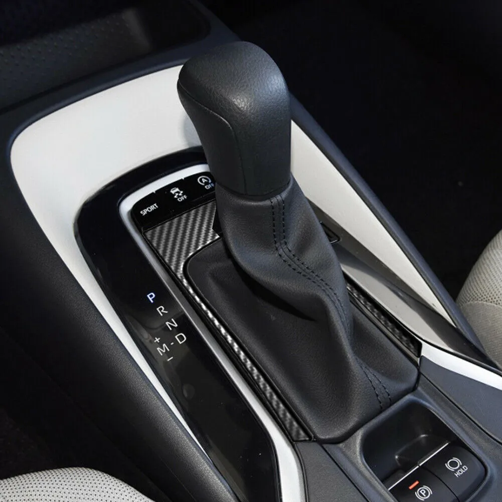 

Interior Gear Shifter Frame Cover 1 Pc Carbon Fiber For Toyota Corolla 2019