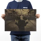 V-образная слово Вендетта Ретро плакат, крафт-бумага настенная бумажная наклейка украшения дома картины комнаты картина бумажная картина