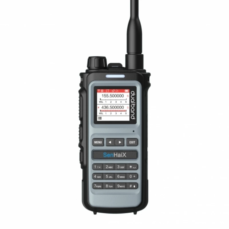 SENHAIX 8600 ham Walkie Talkie TPU Dual Band HAM Transceiver Interphone Handheld Radio