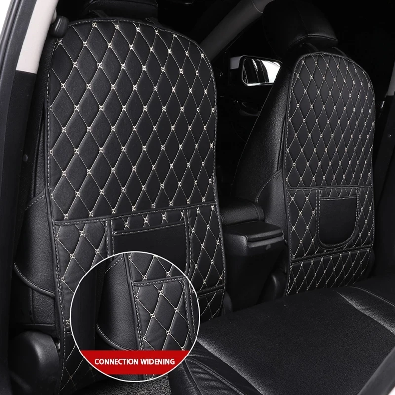 

Anti-Child-Kick Pad for Car Waterproof Seat Back Protector Cover Universal Auto Anti Mud Dirt Pads with Storage Bag