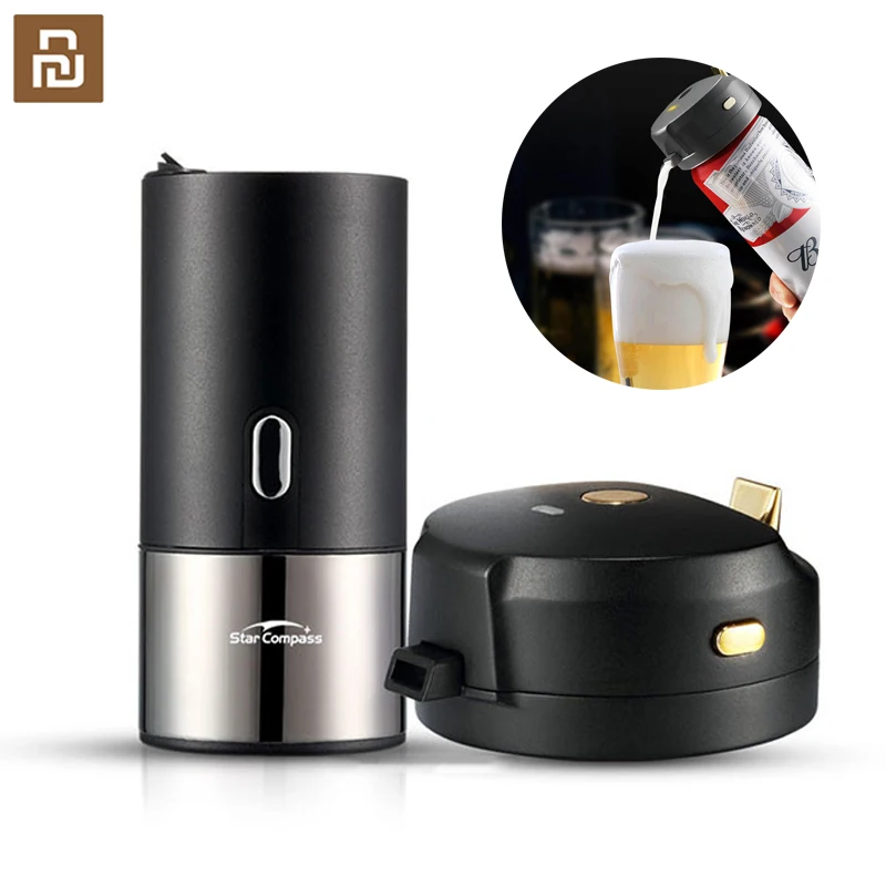 Youpin компас со звездой портативный мини-пивной пенный питьевой барботер 40000 раз/с