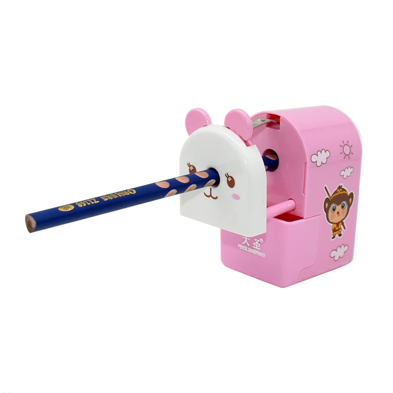 

1 pcs Cartoon Style Hand Crank Mechanical Accessory Sharpener Creative Student Cartoon Print Pencil Sharpener For Kids School