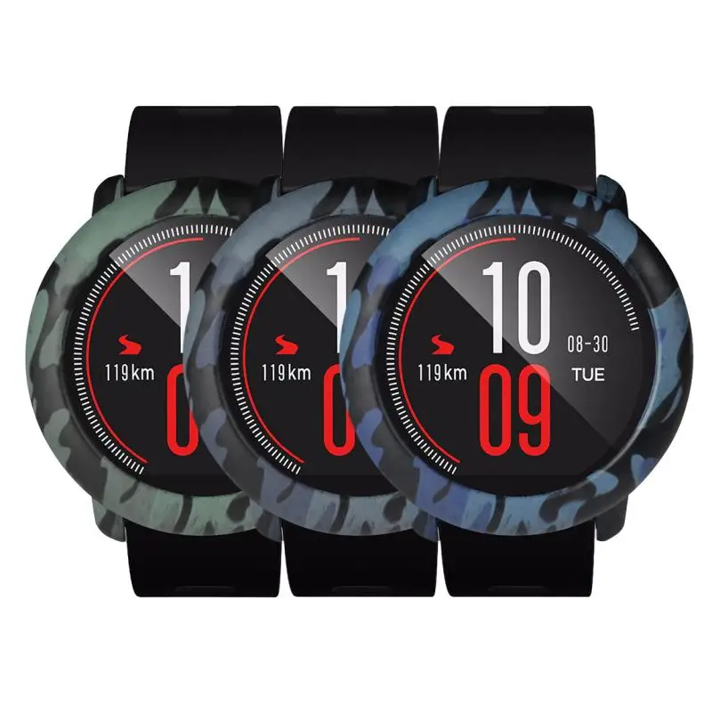 Защитный чехол для Xiaomi Huami Amazfit Pace камуфляжный умных часов силиконовый