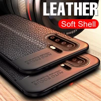luxury leather pu soft case on the for huawei p30 mate 20 pro p20 lite shockproof cover for huawei p30 p20 silicone bumper case