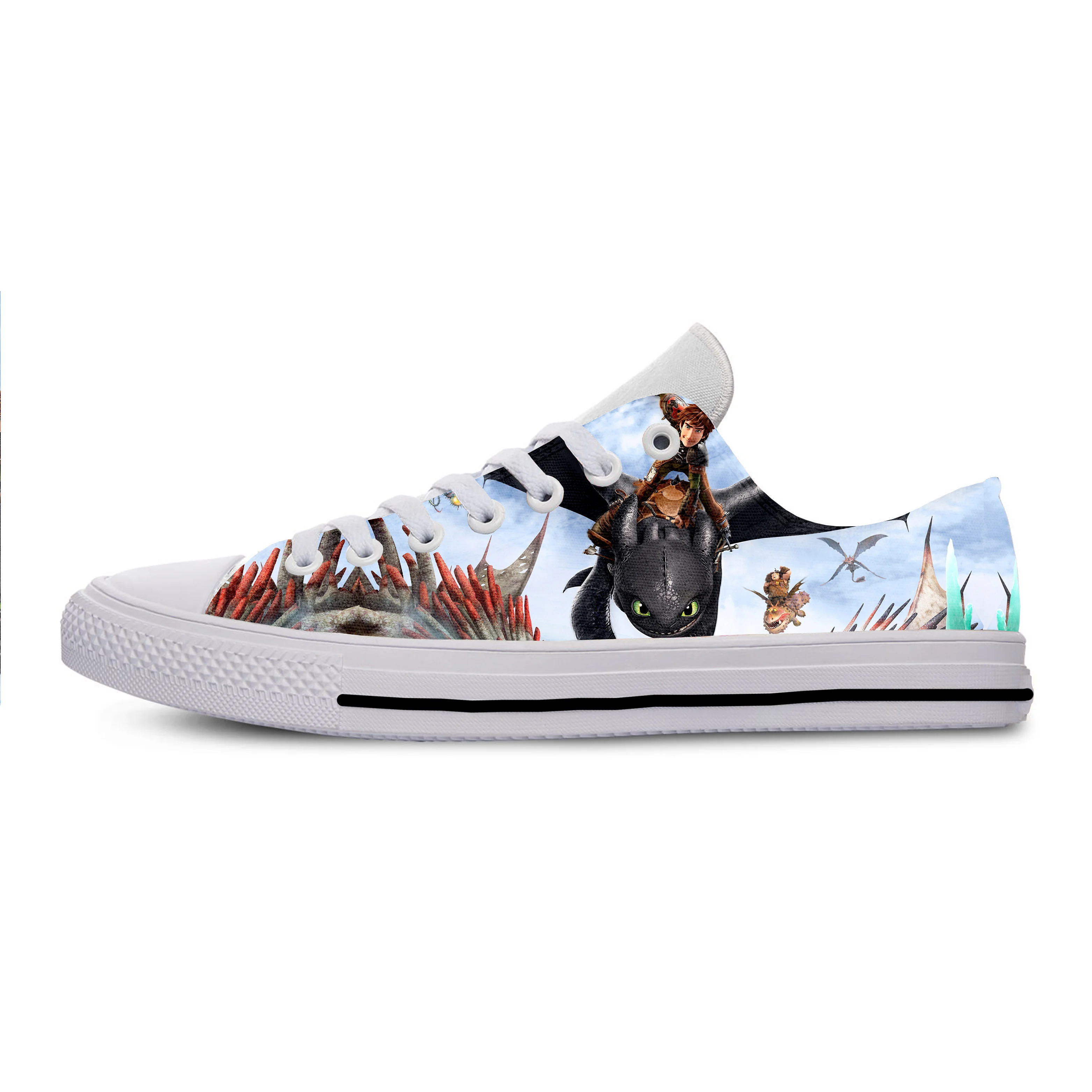 Как приручить дракона 2019 горячие модные 3D кроссовки для мужчин/женщин высокого