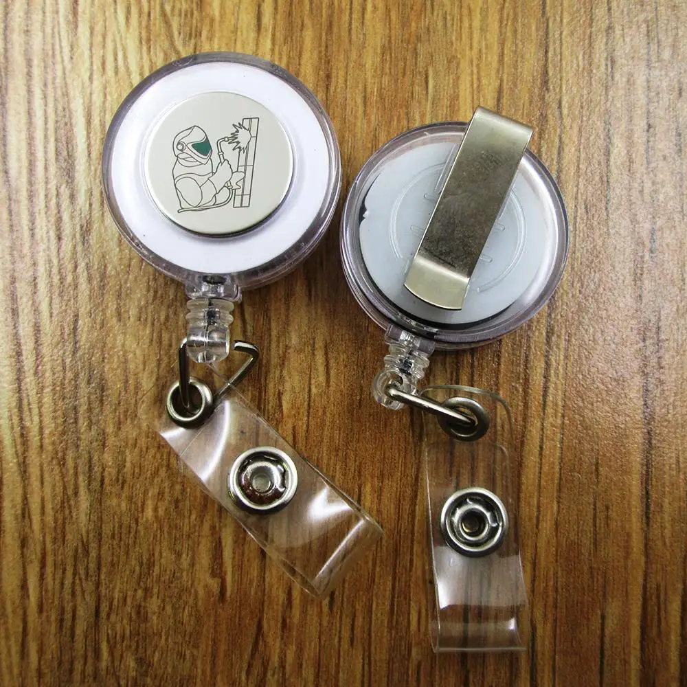 W барабан для бейджа пожилых людей подарок Него/ее друга семья выдвижной