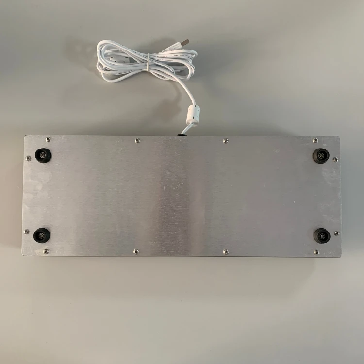 63 клавиши промышленная настольная клавиатура из нержавеющей стали со