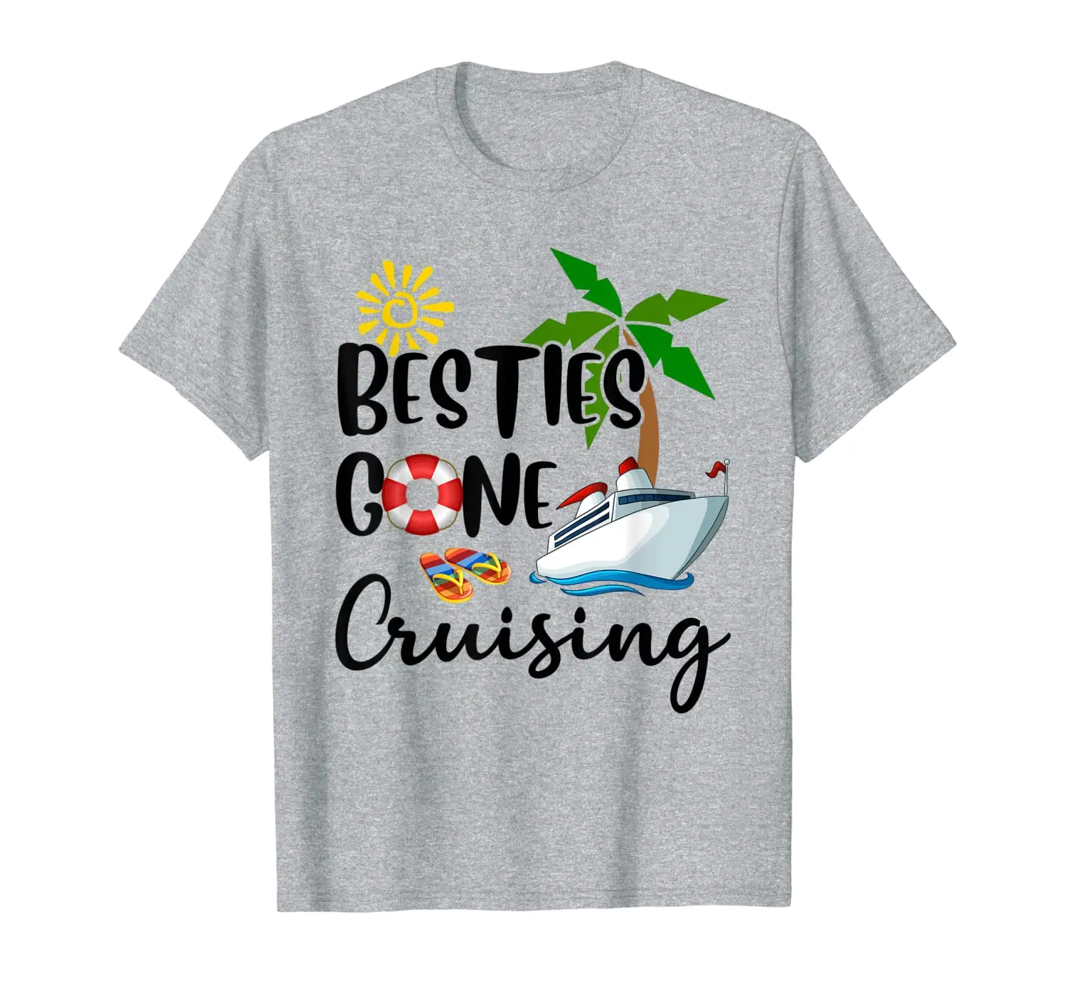 

Besties Gone Cruising T-shirt Cruising Friend Matching Gifts