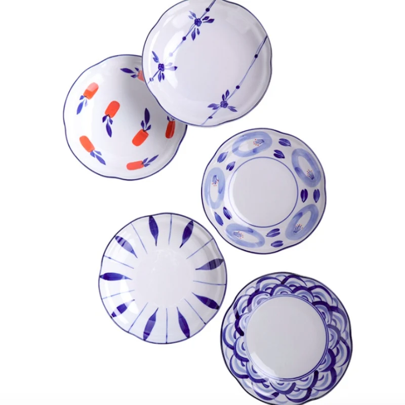 Тарелка для салата обеденная тарелка завтрак скандинавские тарелки стейков