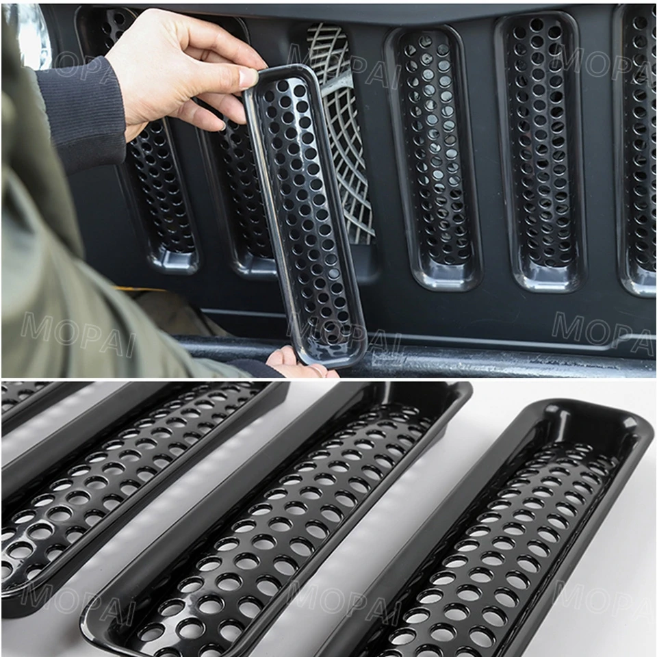 MOPAI гоночные грили для Jeep Wrangler TJ автомобиля Передняя решетка решетки для Jeep для Wrangler TJ 1997-2006 автомобильные аксессуары