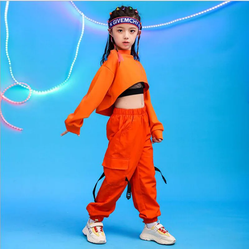 Детская одежда в стиле хип-хоп свитшот топ укороченные штаны для бега