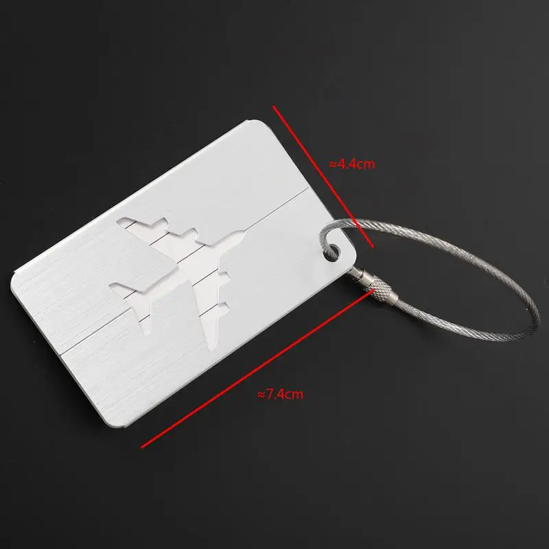 Новая алюминиевая багажная бирка для чемодана идентификационный адрес этикетки